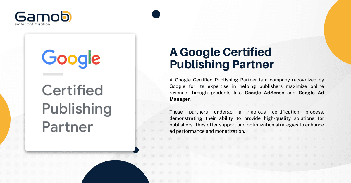 Gamob | A Google Certified Publishing Partner