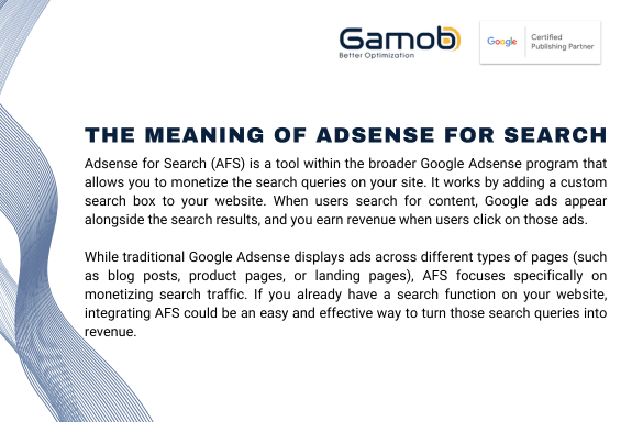 The meaning of Adsense for searchme
