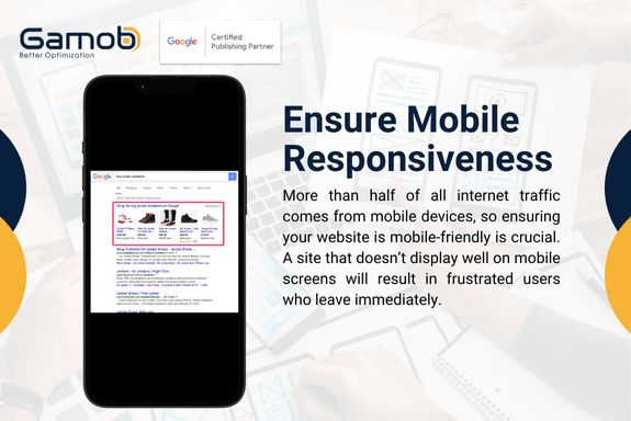 Ensure mobile responsiveness