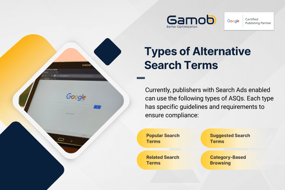 Types of Alternative Search Terms